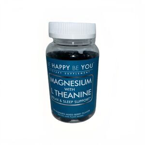 Be Happy Be You Magnesium with L Theanine Relax & Sleep Support 90 Gummies